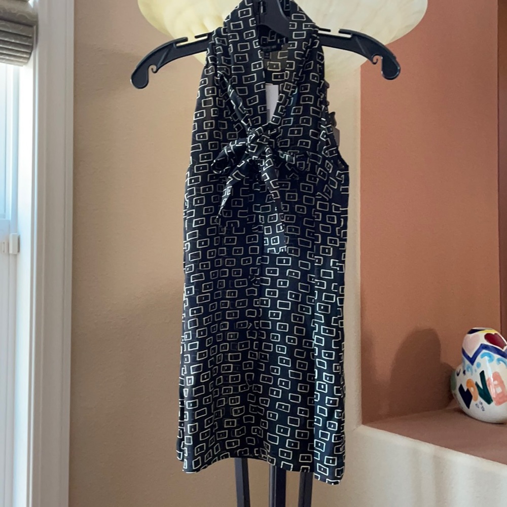Brand new Lafayette 148  top with bow tie